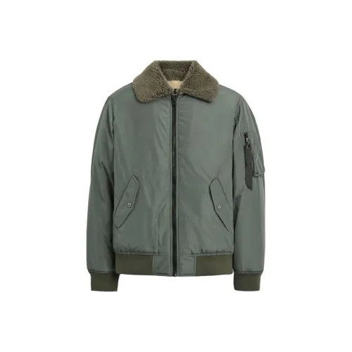 COACH Пуховик Мужской Винтажный Зеленый