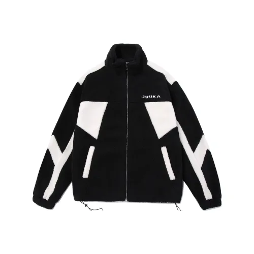 Guuka Черный Унисекс Бархатные куртки