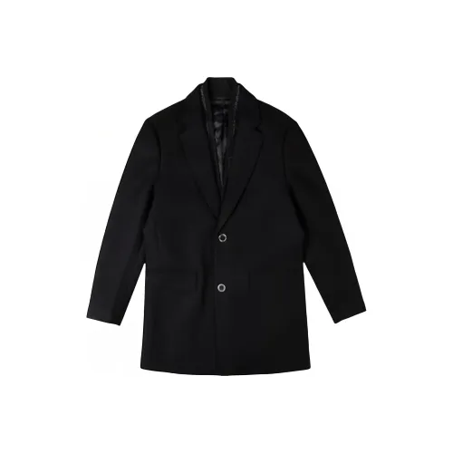 Raidy Boer Черное Мужское Пальто