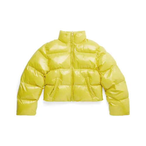 Balenciaga SS23 Хлопковый пуховик Slim Fit Унисекс Желтый