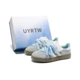 Синий цвет морской соли (Двойной шнурки)