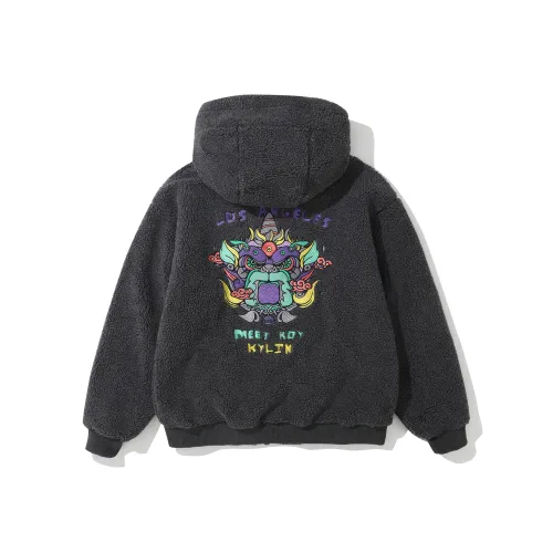 MEET ROY Серый Унисекс Бархатные Куртки