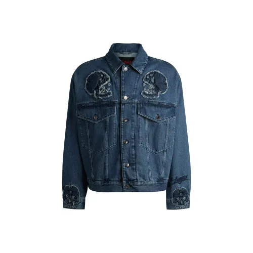 Hugo Boss Denim Jacket Men's Light Blue