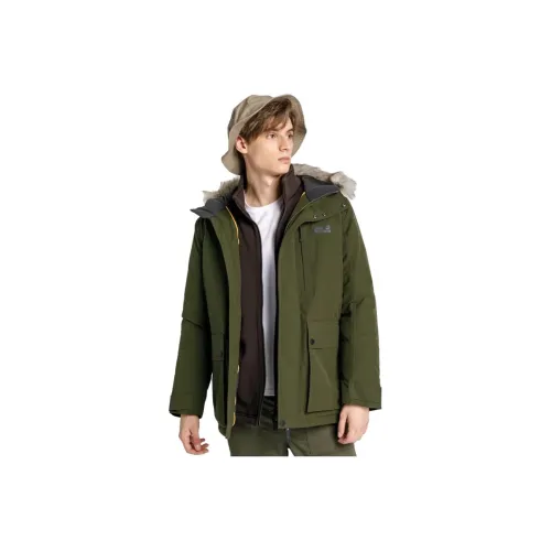 JACK WOLFSKIN 5100/Армейский зеленый Мужской пуховик