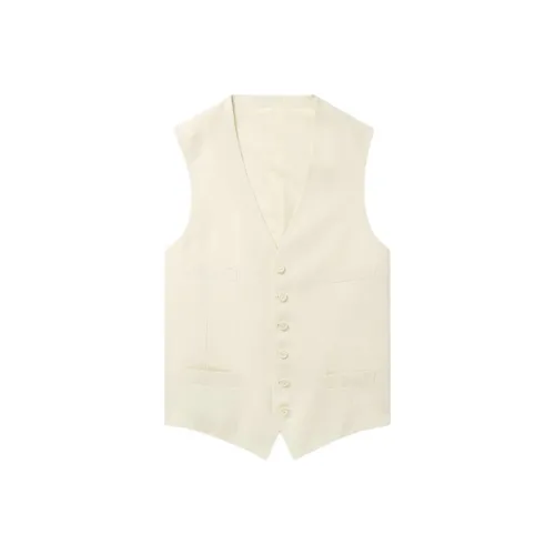 Ralph Lauren Purple Label Экрю Мужские Жилеты