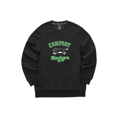 Skechers Colorful Толстовка Унисекс Угольный Черный