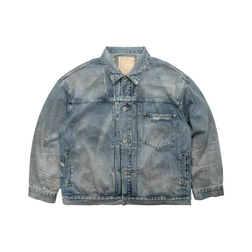 SEED CLUB Denim Куртка Мужская Синяя Деним Куртка