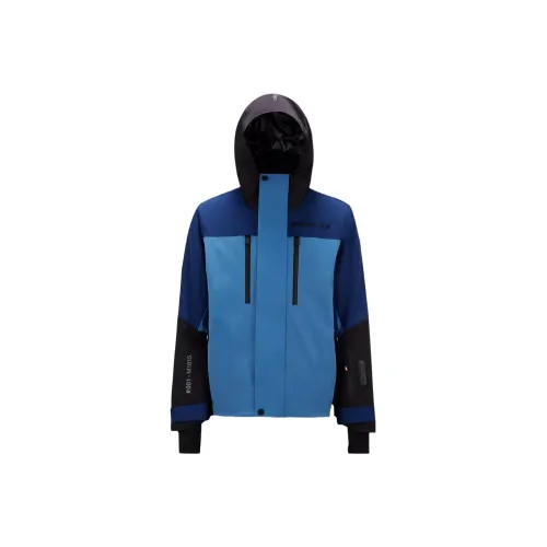 MONCLER Мужские синие куртки