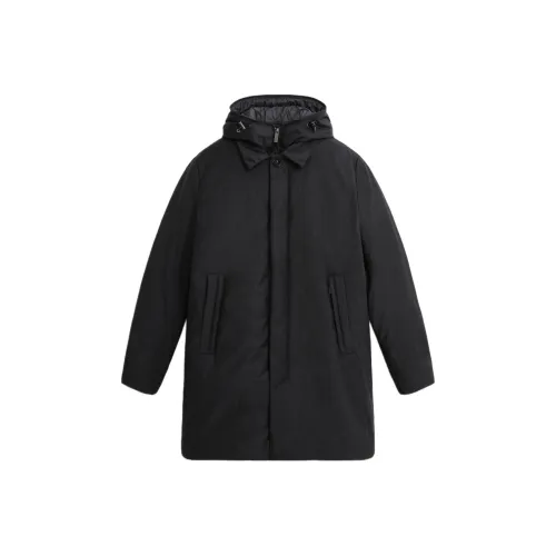 WOOLRICH Серый Мужской Пуховик