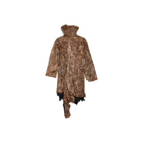 Balenciaga FW24 Пальто Регулярный крой Унисекс Темно-бежевый