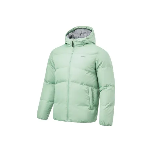 LINING Fondue Down Series Пуховик Мужской Нефритовый Дым Зеленый