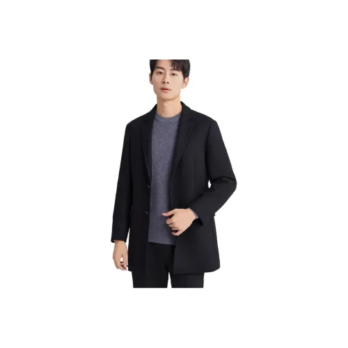 SUNDACE Черное Мужское Пальто