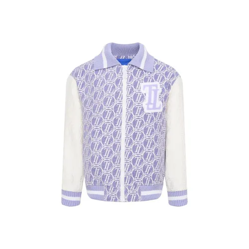 TSMLXLT Куртки Пальто Унисекс Лиловый Фиолетовый