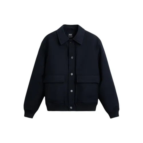 ZARA Blue Men's Jackets