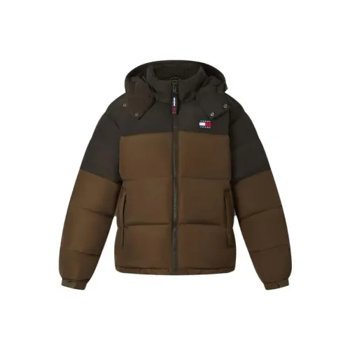 Tommy Hilfiger Темная Умбра MR1 Мужской Пуховик