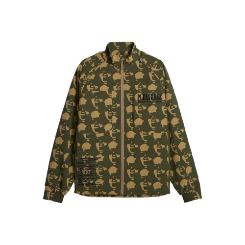 PUMA x PLEASURES Co Бренд Зеленый Мужской Куртки