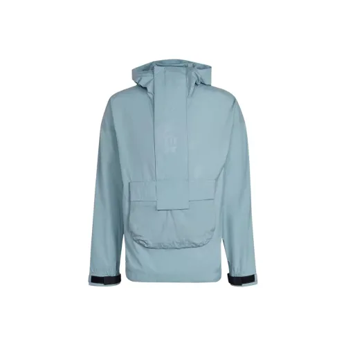 Adidas Куртки и Пальто Мужские Светло-Серый Синий