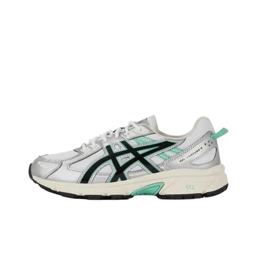 Asics Gel Venture6 Low Топ Детская Беговая Обувь Серебряная Подростки