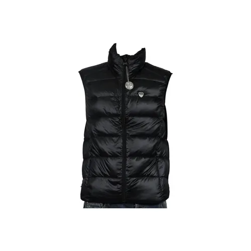 EMPORIO ARMANI Черный Мужской Пуховый жилет