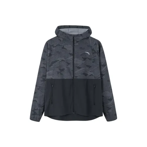 Anta RUNNING Collection Черная мужская одежда с защитой от солнца