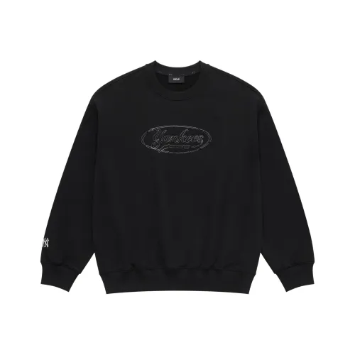 MLB Preppy Style Collection New York Yankees SS25 Толстовка Унисекс Черный