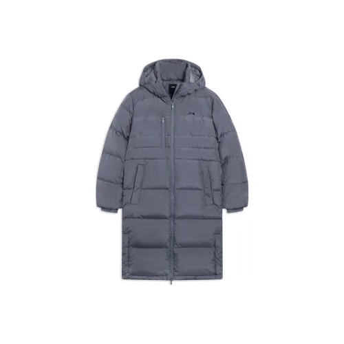 LINING Fitness Series Пуховик Мужской Темный Простой Серый