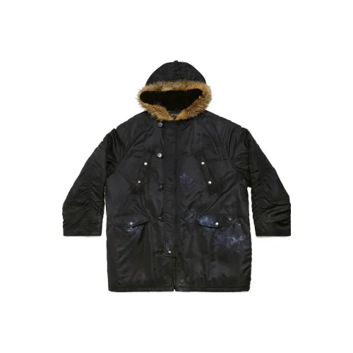 Balenciaga Черное Мужское Пальто