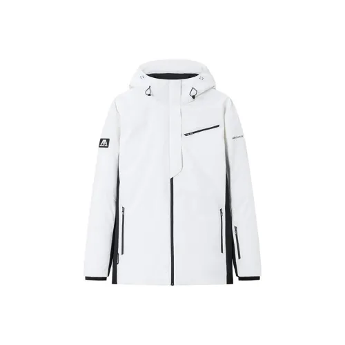 Anta Champion All Weather Series Куртка Мужская Папирус Белый Основной Черный