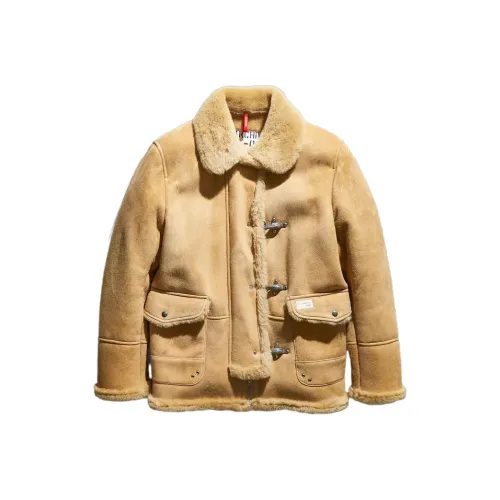 Fay Желтое Мужское Пальто