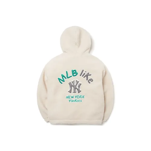 MLB Нью-Йорк Янкис Молочно-белый Унисекс Бархатные куртки