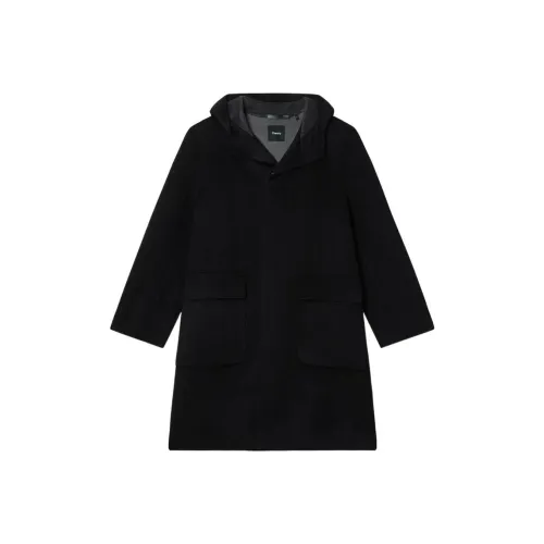 Theory Черное Мужское Пальто