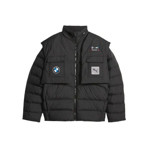 PUMA BMW M Motorsport Черный Унисекс Объёмные куртки (пуфы)