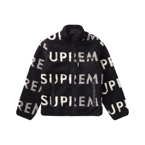 Supreme FW18 Унисекс Бархатные куртки