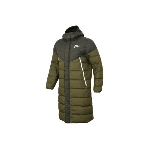 Nike Зеленый Мужской Пуховик