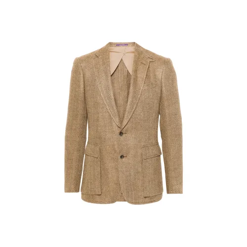 Ralph Lauren Purple Label Бизнес-костюм Пальто Мужской Бежевый