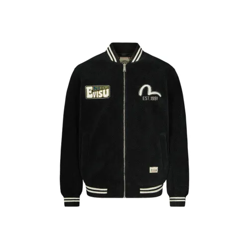 EVISU Бейсбольная куртка Мужская Черная