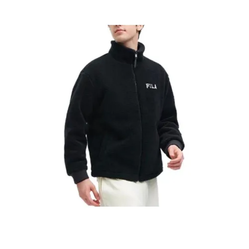 FILA Черный Унисекс Бархатные куртки