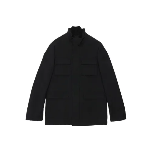 FENDI Хлопковый пуховик Мужской Черный