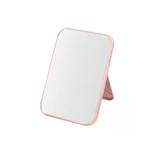 KEWANHONG Портативный Nordic Pink Зеркало для макияжа Прямоугольное Зеркало в Минималистском стиле Складное