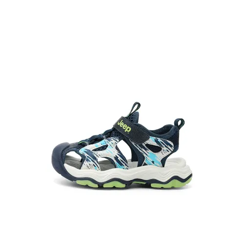 JEEP Износостойкие Легкие Амортизирующие Противоскользящие Низкие Топы Детские Сандалии для Малышей