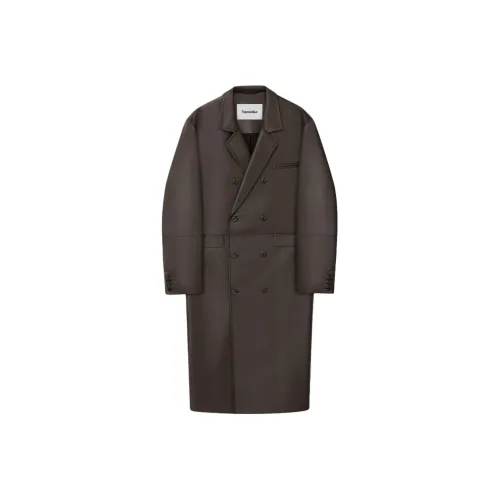 NANUSHKA Коричневое Мужское Пальто