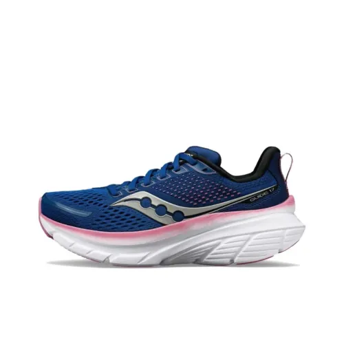 Saucony GUIDE 17 Low Топ Беговые кроссовки Женские Blue