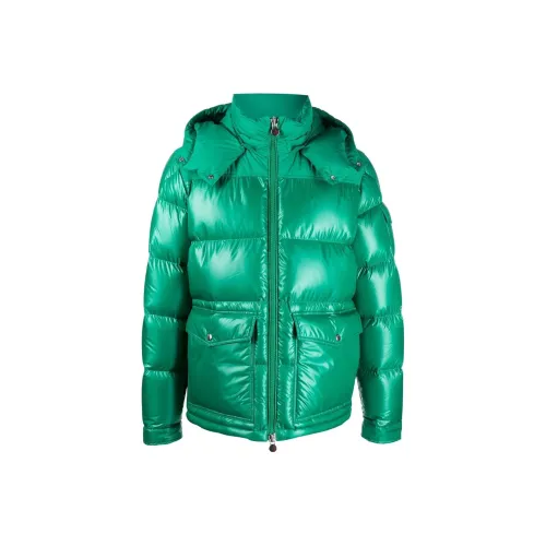 Moncler Пуховик Мужской Зеленый
