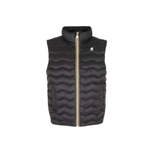K WAY Мужские жилеты черного цвета