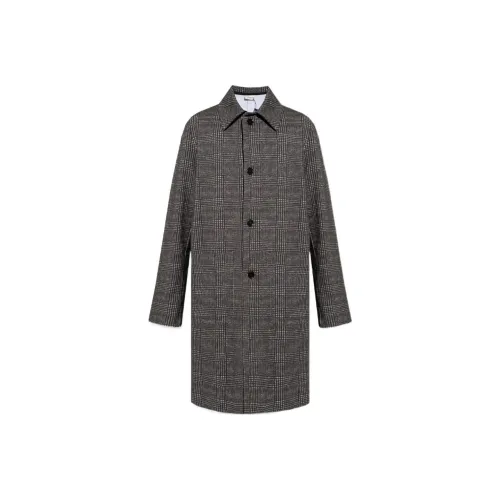 DRIES VAN NOTEN Серый Мужской Пальто