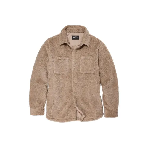 UGG Чайный Коричневый Мужской Бархатные Куртки