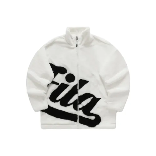 FILA FUSION Куртка Унисекс Стандартная Белая