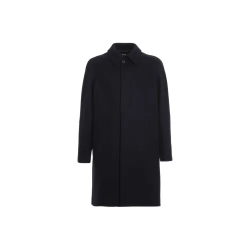 A.P.C. Joint Paragraph Темно-синий Мужской Пальто