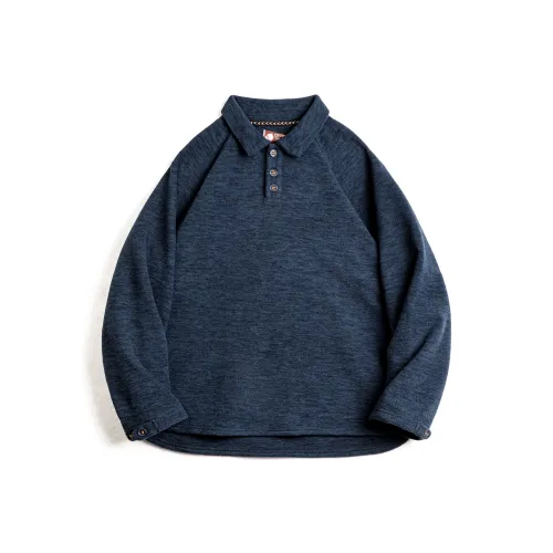 MADEN Толстовка Мужская Скрытая текстура Синяя