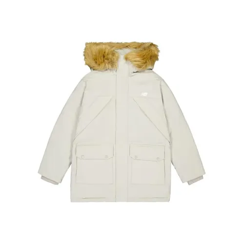 New Balance Пуховик Мужской Серый